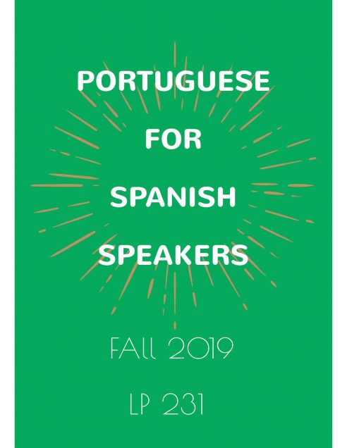 Flyer on Portuguese for Spanish Speakers Course