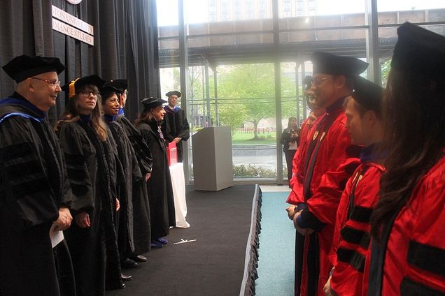 Photo of Faculty and Graduates