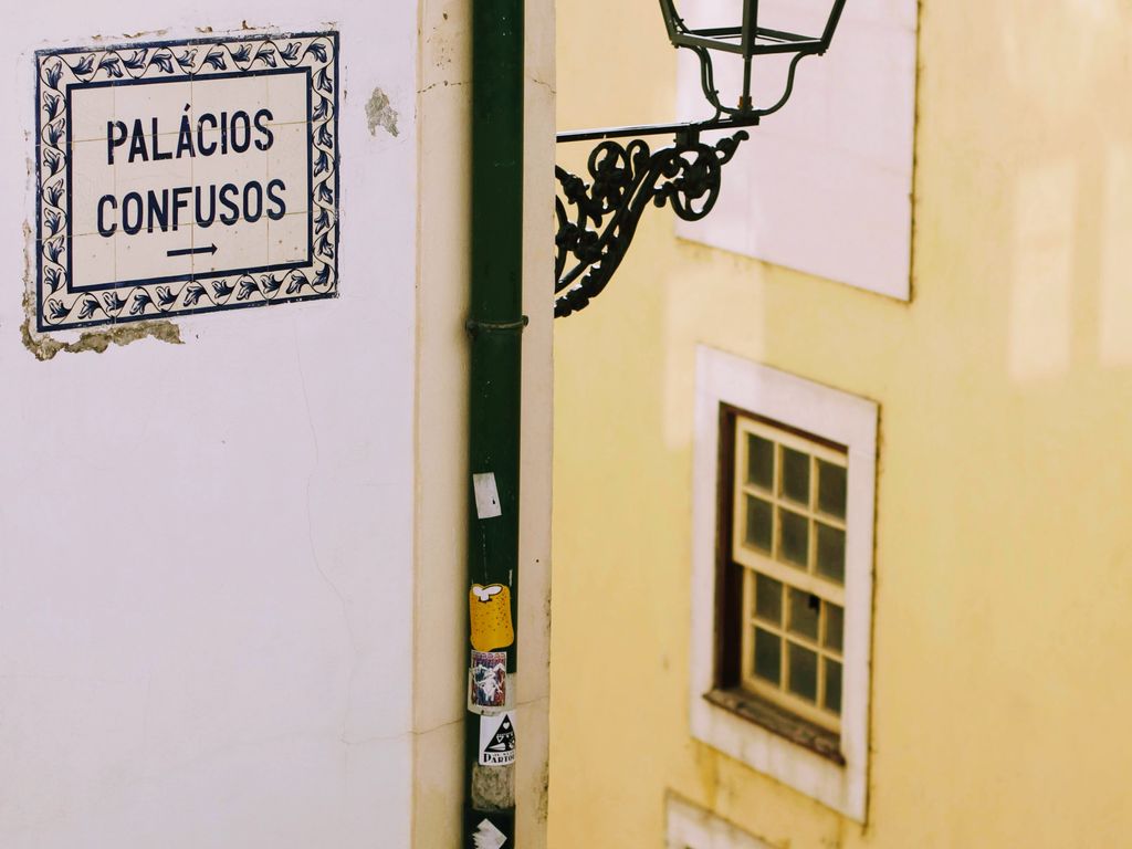 Street corner in Portugal