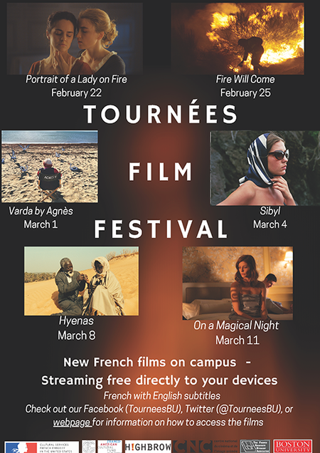 Tournees Film Schedule Spring 2021