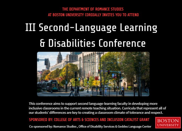 Flyer for 2021 Disabilities Conference
