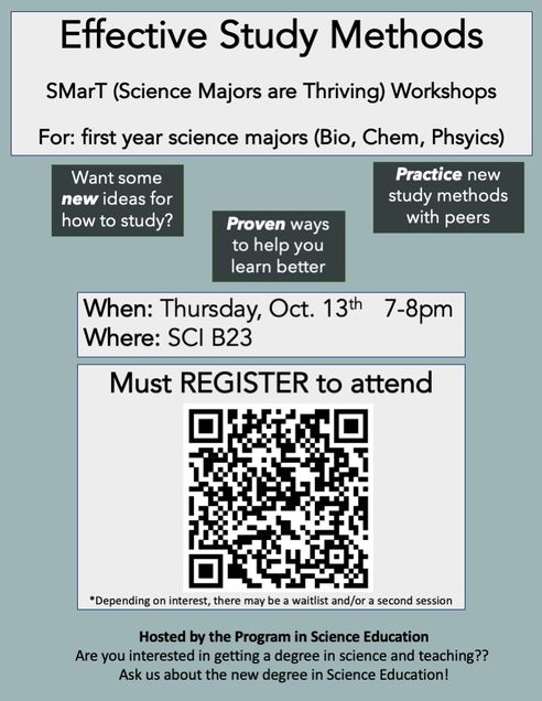 SMarT workshop flyer Oct 13
