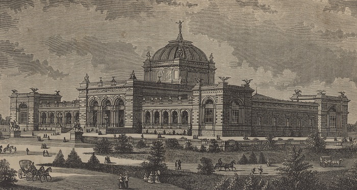 Fig. 1. Art Gallery, 1876. (J.S. Ingram, The Centennial Exposition Described and Illustrated (Philadelphia, PA: Hubbard Brothers, 1876), 108.)