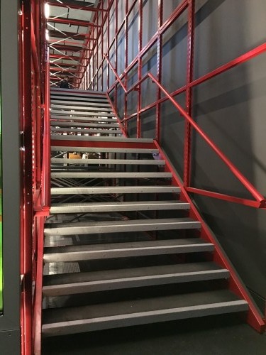 The climbable display designed by Dyvik Kahlen Architects. Photo courtesy of the author.