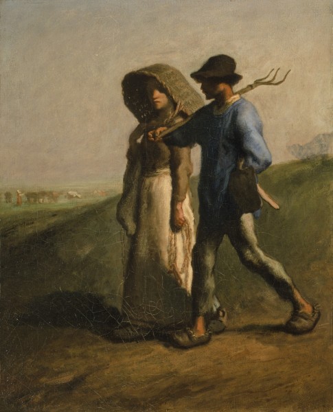 Figure 4. Jean-François Millet, Going to Work, Dawn of Day, 1850-1. Oil on canvas. (The Cincinnati Art Museum, Bequest of Mary E. Emery 1927.411).