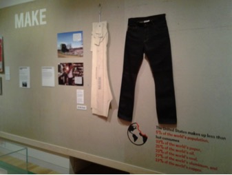 Denim Jeans from Raleigh Denim Workshop, Raleigh, North Carolina, 2007-present. Founders: Victor Lytvinenko and Sarah Yarborough. Made with local, certified organic cotton. Photo courtesy of the author.