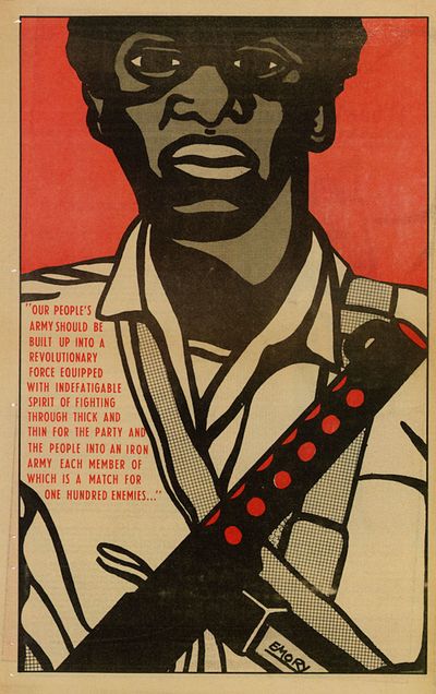 Figure 1. Emory Douglas, Black Panther Intercommunal News Service, August 18, 1970. Newspaper print.
