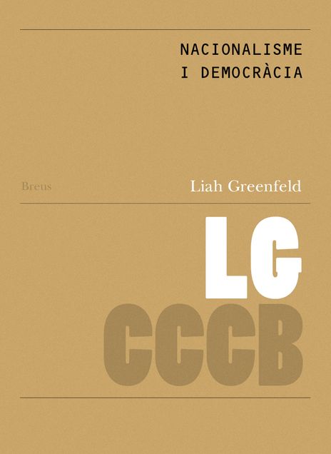 Book cover titled Nacionalisme I Democracia by Liah Greenfeld