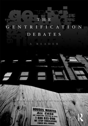 Book cover titled The Gentrification Debates: A Memoir by Japonica Brown-Saracino
