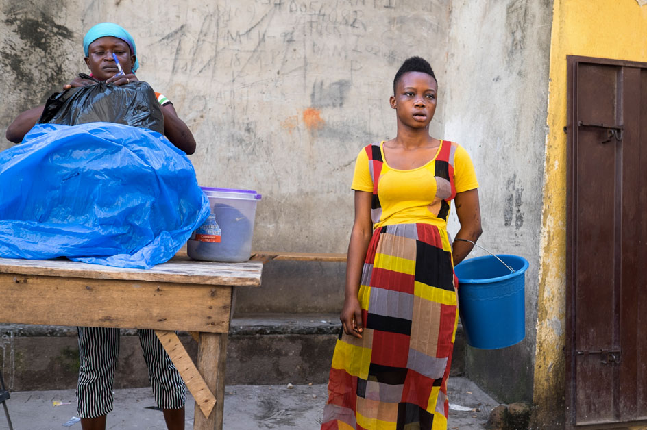 The Asafo ghetto is a few yards and a world apart from the boulevards lined with appliance and furniture shops. Here, a pulsating world unfolds among tumbledown hovels, and much of what’s for sale isn’t legal. 