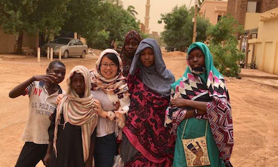 Mari Shimizu in Sudan - 400x241