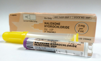 Naloxone - image by Mark Oniffrey via Wikimedia Commons