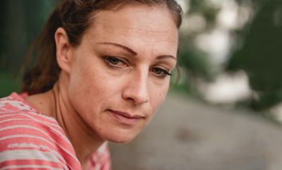 Close-up portrait of a woman