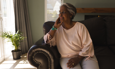 Experiencing Racism May Damage Memory, Cognition - Senior Black woman