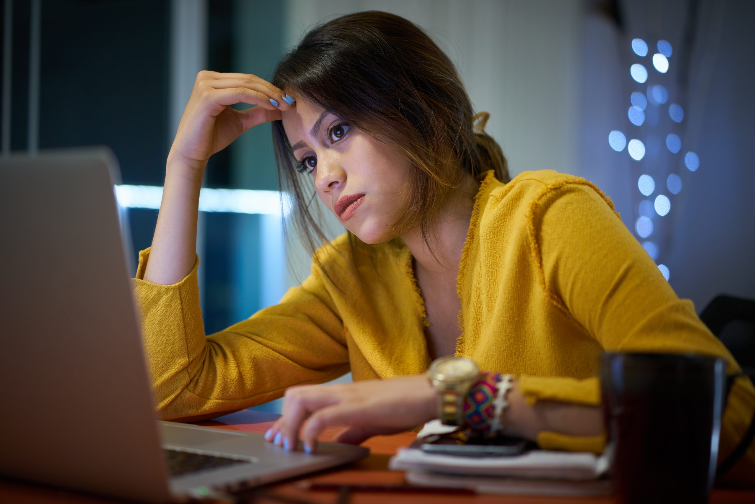 College student experiencing depression anxiety loneliness