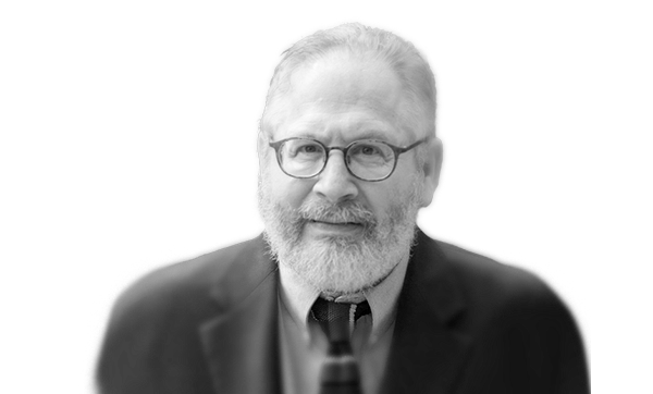 Headshot of Michael Grodin in black and white