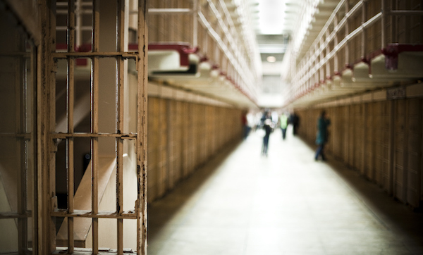 Corridor of Prison with Cells