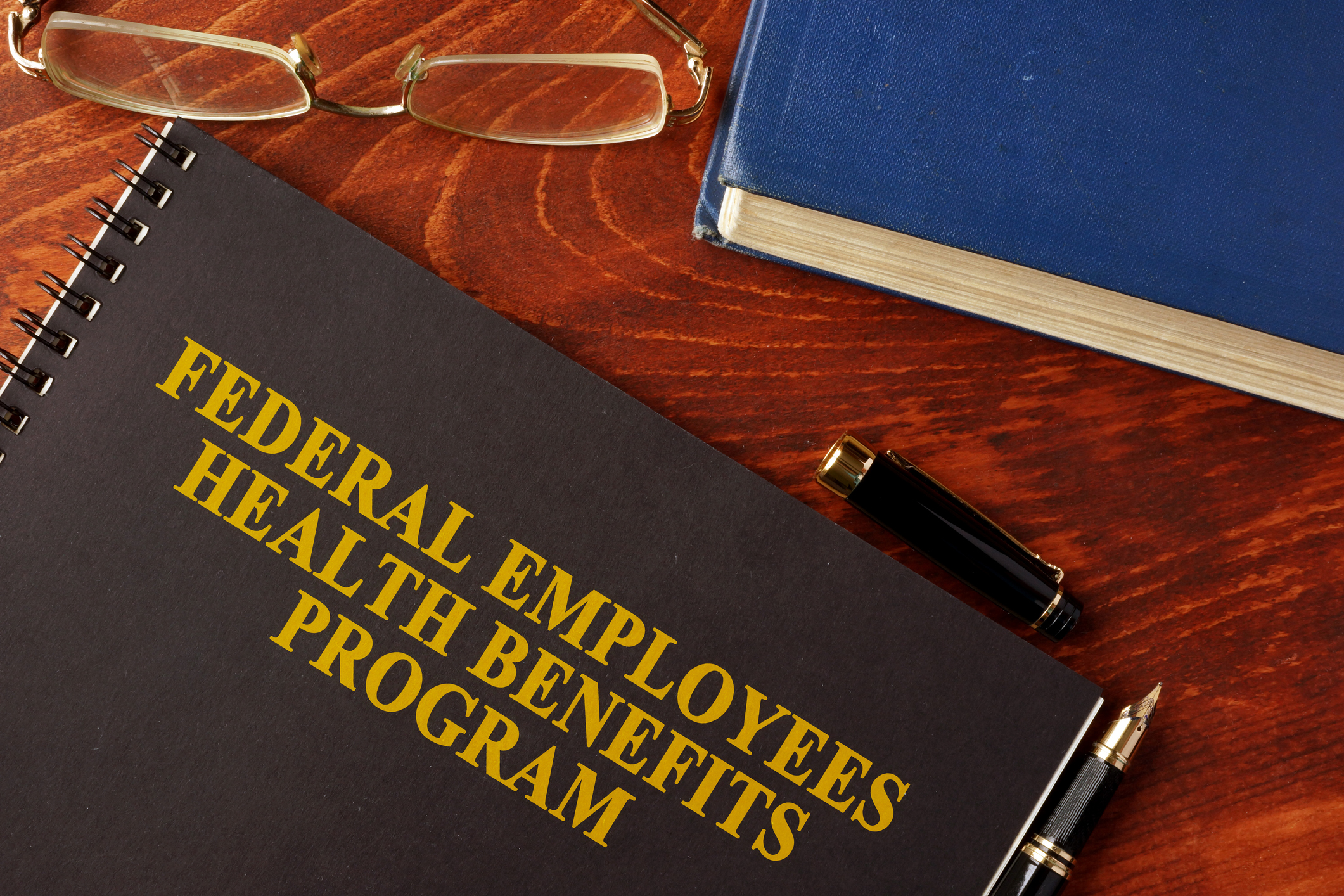 Book with title Federal Employees Health Benefits Program (FEHB)