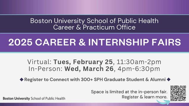 Flier for 2025 Career Fairs aimed at Employers