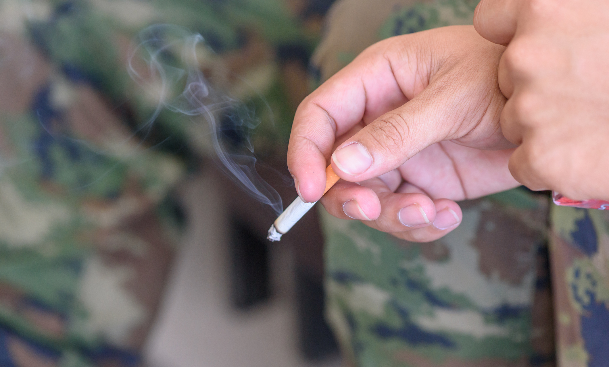 can military buy tobacco at 18 Veterans More Likely than General Population to Use All Types of Tobacco  Products, Including the Most Harmful