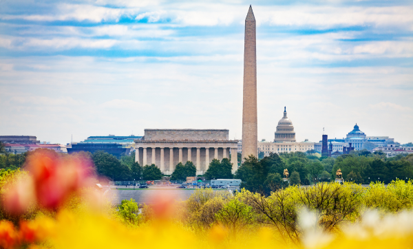 Lincoln memorial Capitol Building in Washington