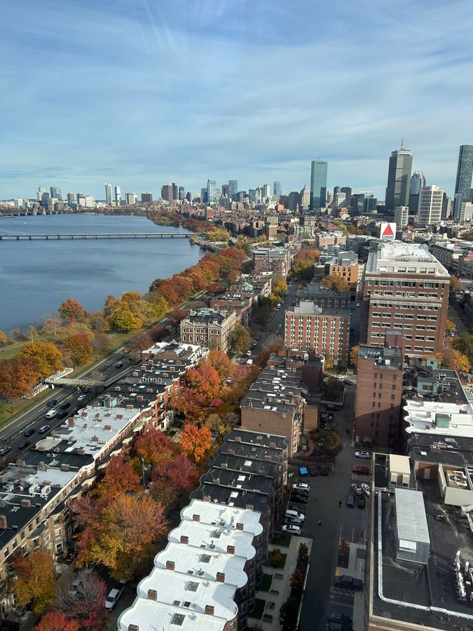 The Boston skyline.