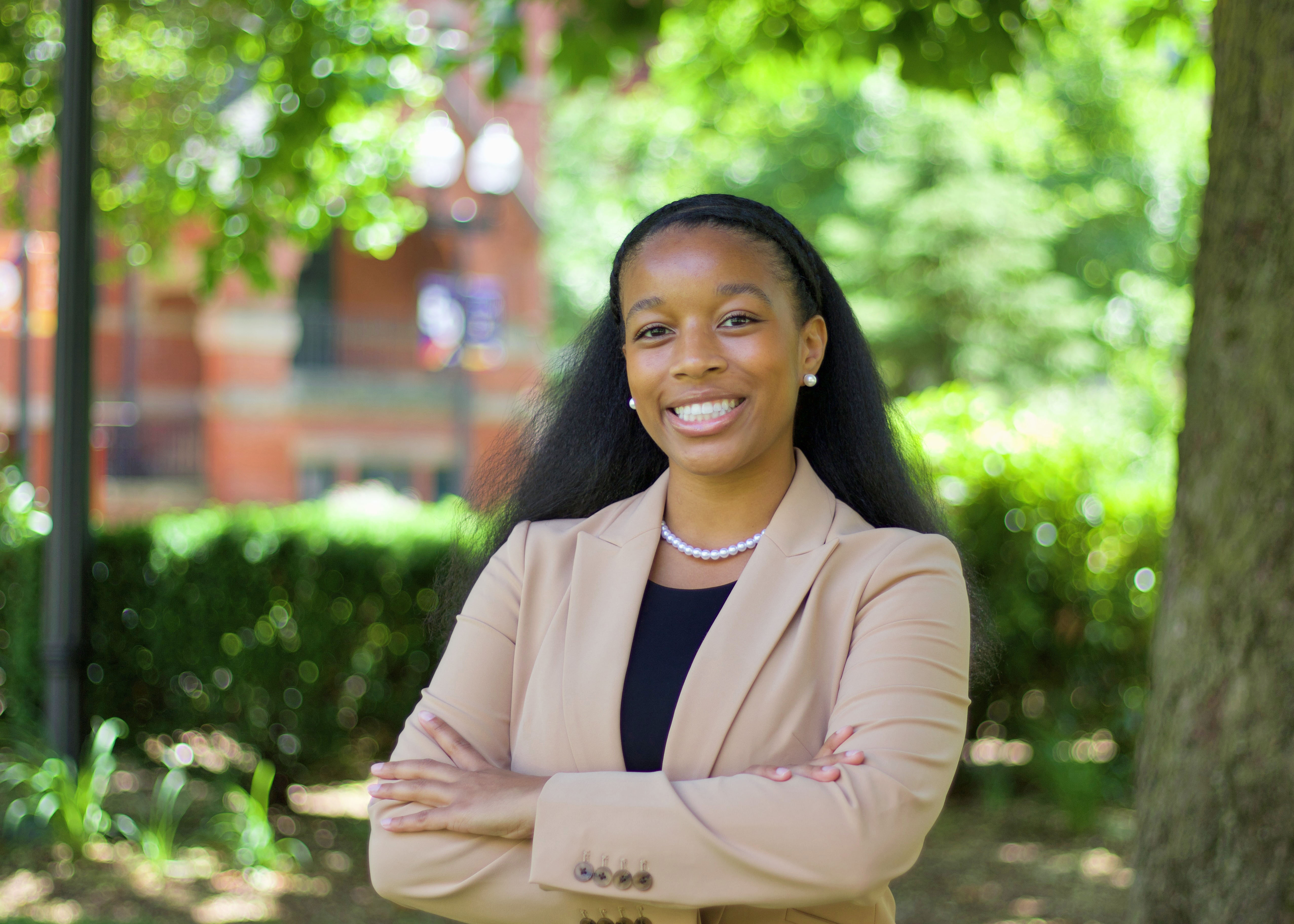Zanyah Williams on Talbot Green. Photo: Megan Jones