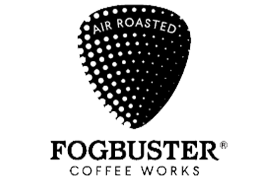 Logo for Fogbuster Coffee Works.