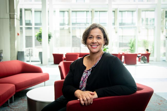 Photo of Linda Sprague Martinez, associate professor at Boston University School of Social Work