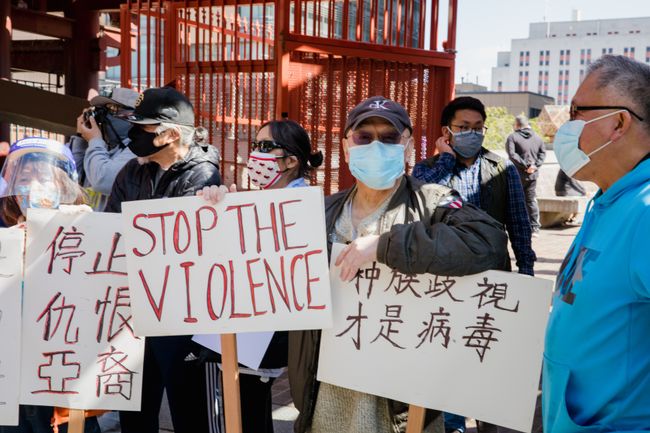 Anti-Asian Racism Protest