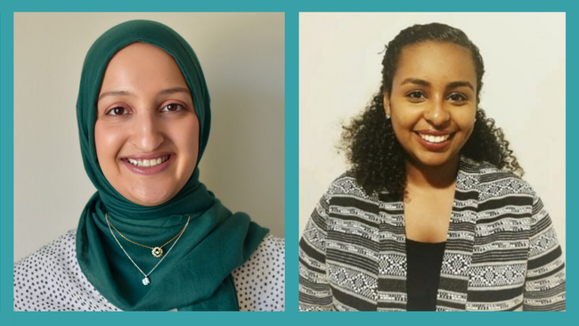 Dr. Layla Khayr and Mahlet Meshesha