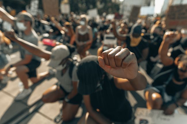 raised fist