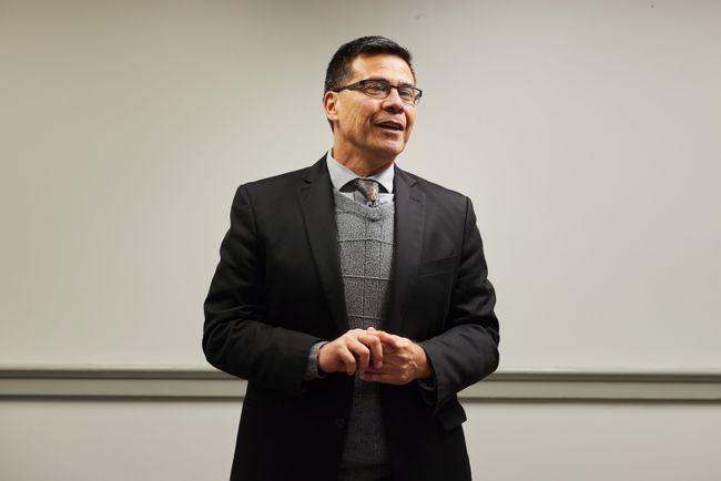 BUSSW Dean Jorge Delva, co-director of the MSW Pathway program