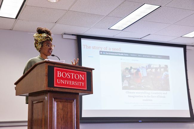 OreOluwa Badaki presents at the Emerging Scholars Colloquium