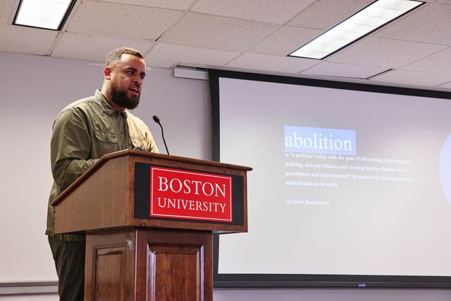 Darien Alexander Williams presents at the Emerging Scholars Colloquium