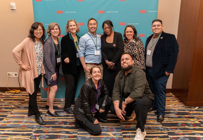 faculty and staff at the SSWR 2024 annual conference