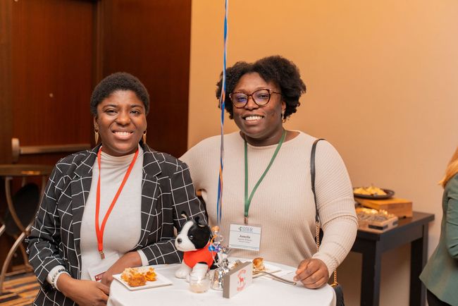 Guests at BUSSW Reception, SSWR 2024 annual conference