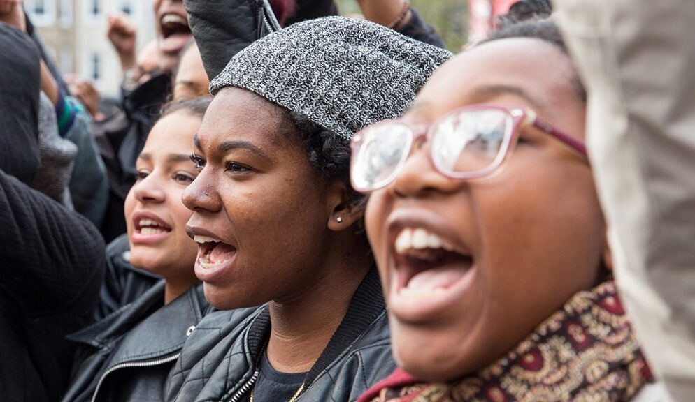 students protesting