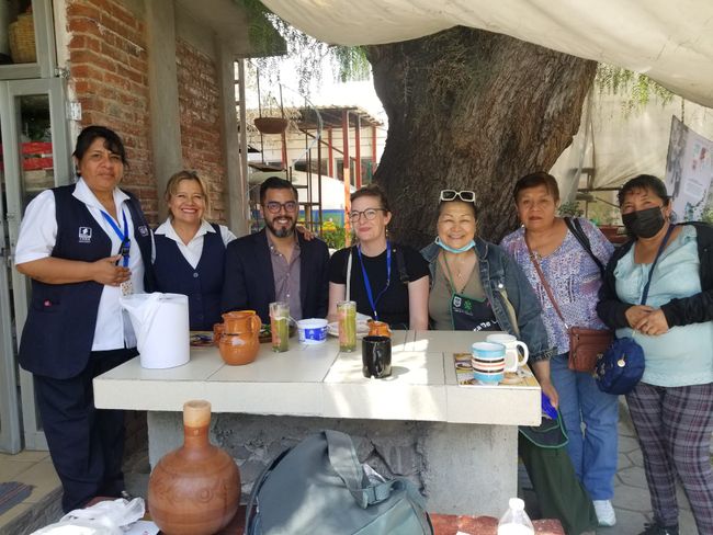 Madeline Ray with colleagues from Instituto Nacional de Salud Pública, Mexico.