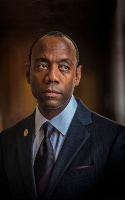 Cornell William Brooks, the new NAACP President, in Baltimore, MD.