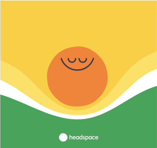 Headspace mindfulness and meditation app logo