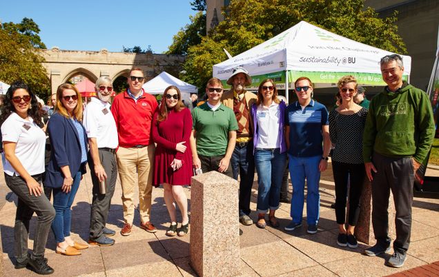 A few of our Sustainability Liaisons. Credit: Dave Green Photography