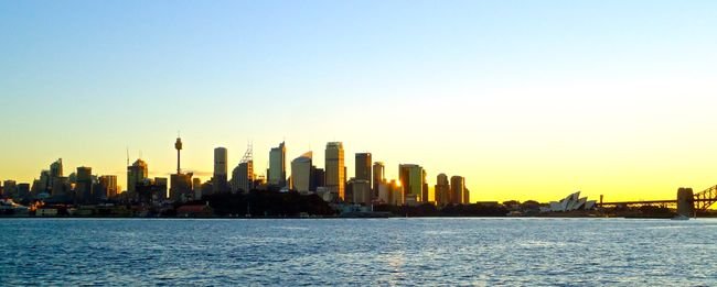 Sydney Skyline from Manly Ferry 