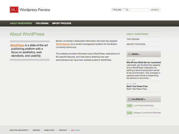 New Media Default Theme