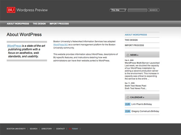 New Media Gray Theme
