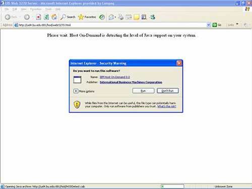 Install Host On-Demand : TechWeb : Boston University