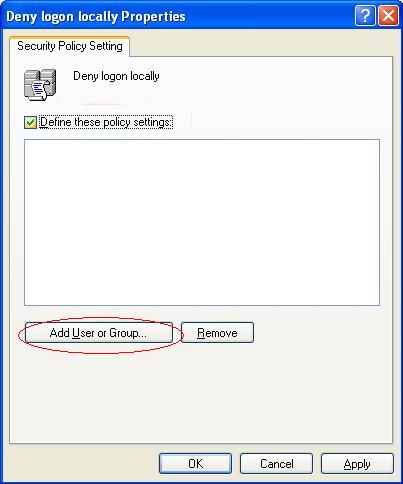 deny access 5