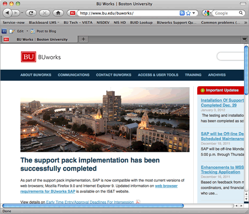 Update Firefox web browser