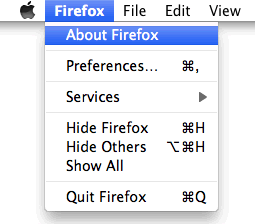 Update Firefox web browser