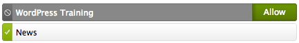 Allow post toggle
